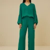 robyn satin stripe pant | -By bar New