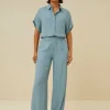 robyn satin stripe pant | -By bar Discount
