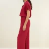robyn viscose pants | cerise-By bar Clearance