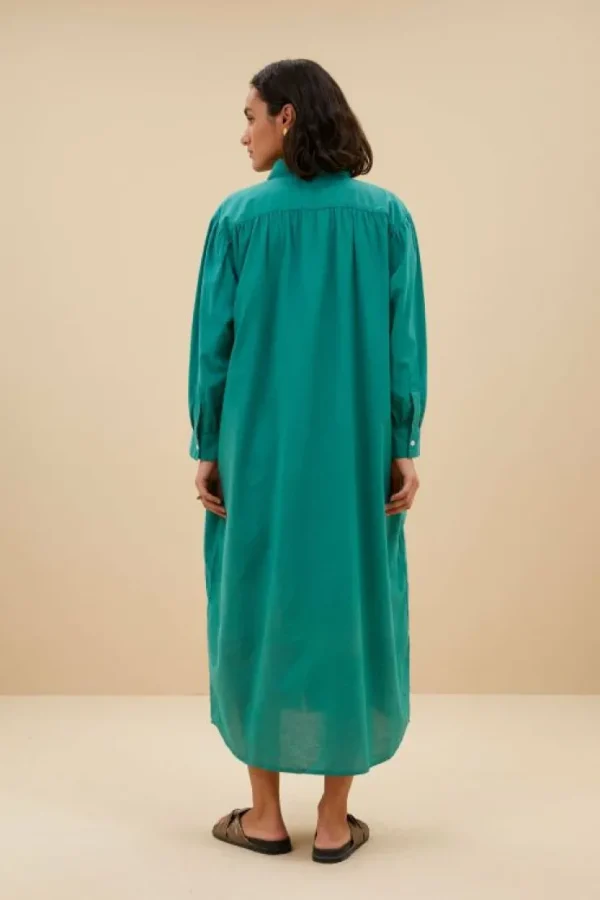 shirt dress | spring green-By bar Online