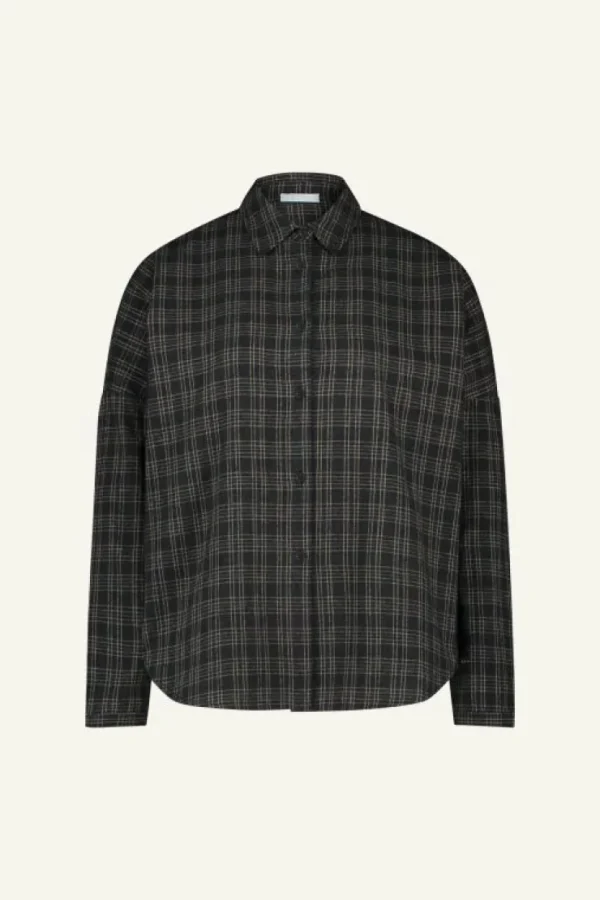 small check blouse | -By bar Outlet