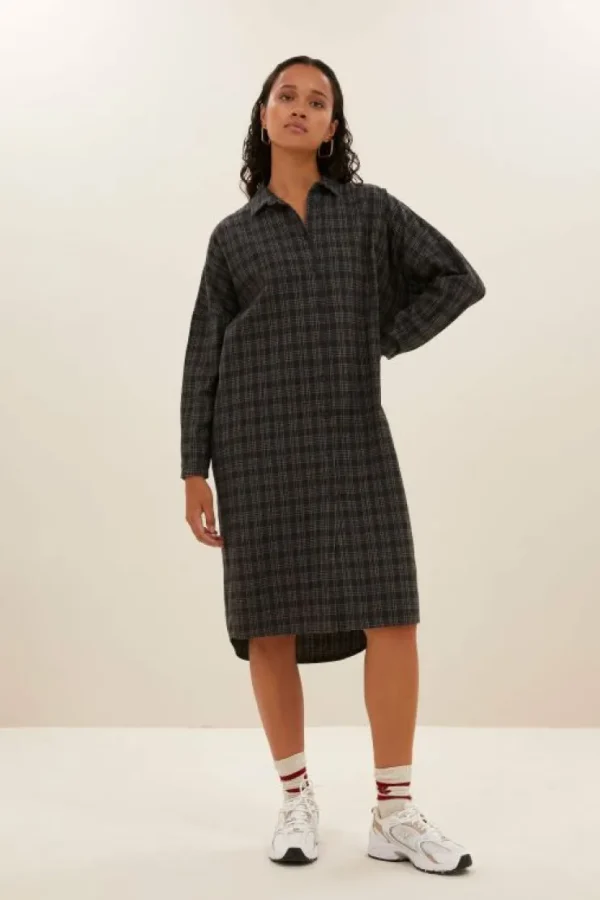 small check dress | -By bar New