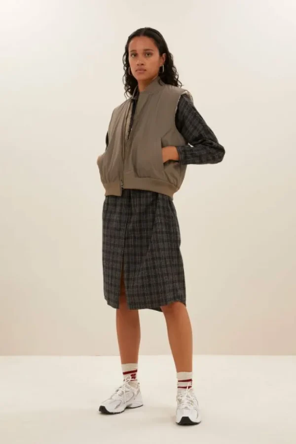small check dress | -By bar New