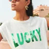 thelma lucky top | light grey melee-By bar Cheap