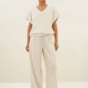 tyler slub top | almond-By bar Clearance