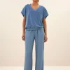 tyler slub top | blue stone-By bar Discount
