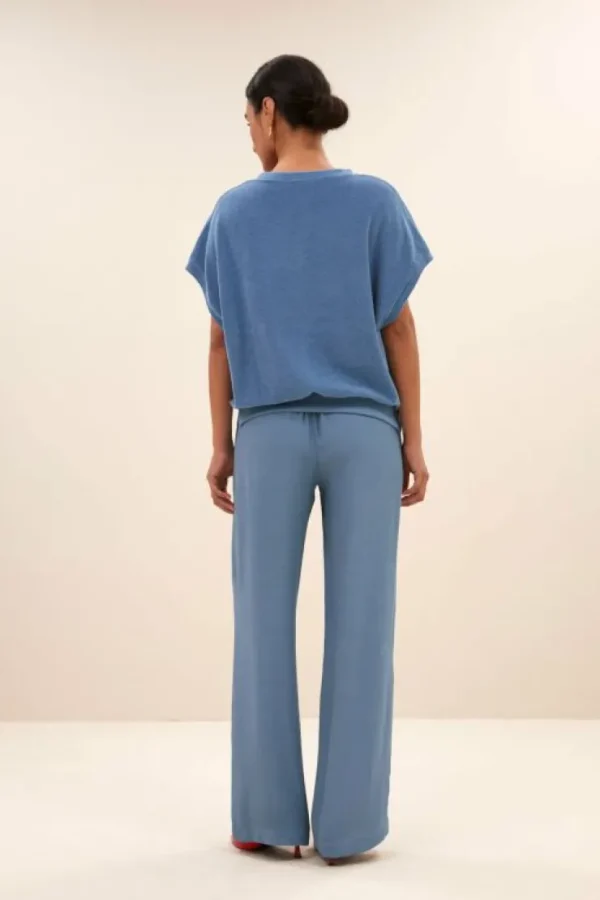 tyler slub top | blue stone-By bar Discount