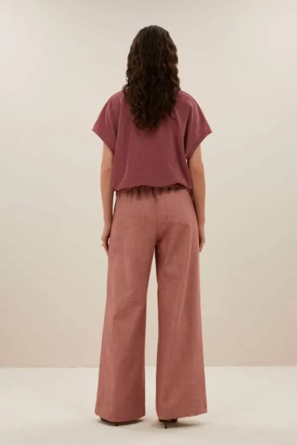 tyler slub top | bright plum-By bar Store