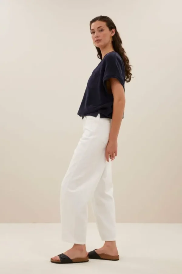 tyler slub top | midnight-By bar Online