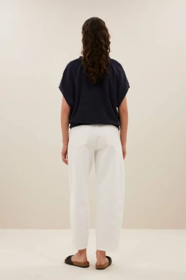 tyler slub top | midnight-By bar Online