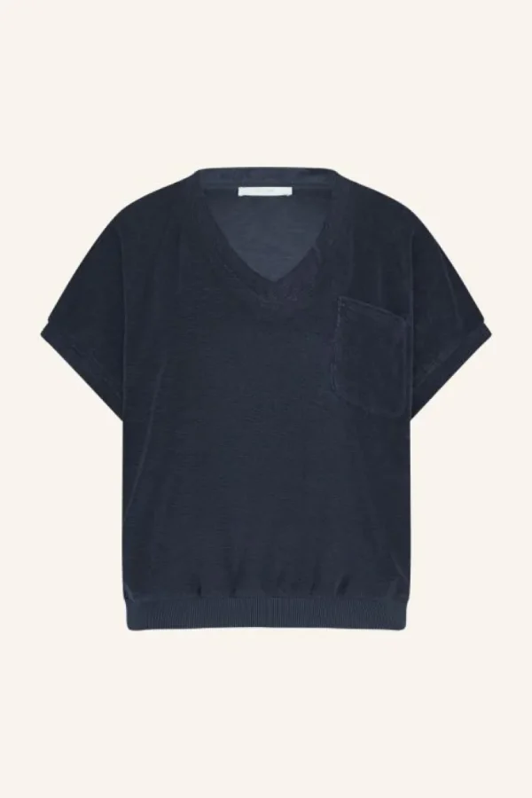 tyler slub top | midnight-By bar Online