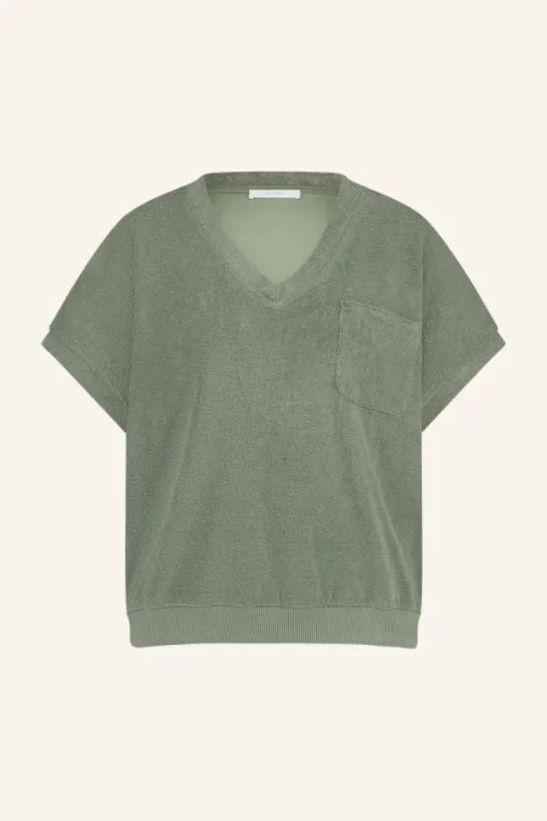 tyler slub top | mulled basil-By bar Hot
