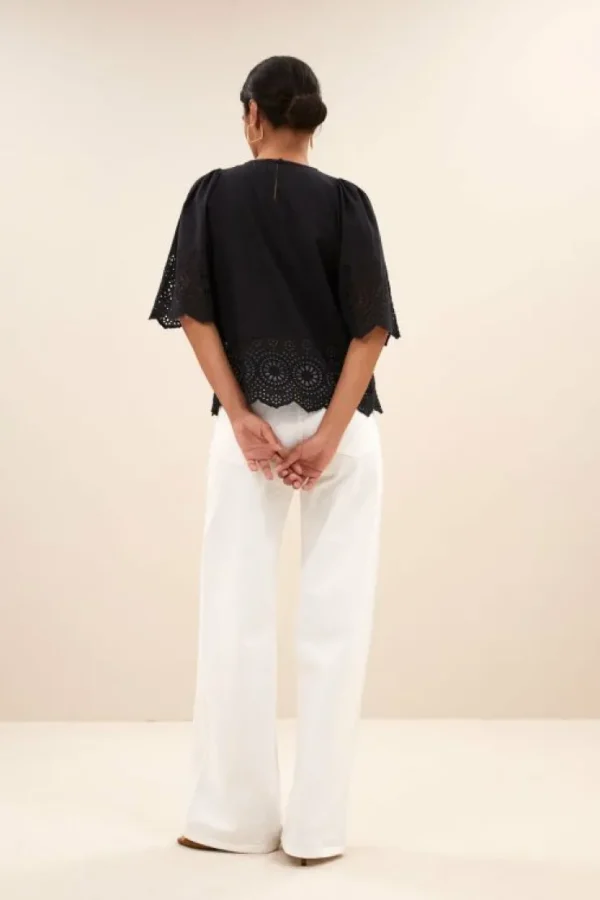utah blouse | black-By bar New