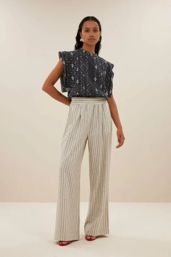 xena midnight ikat blouse | midnight ikat-By bar Best